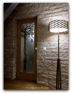 Interior Doors - Baobab Tree - Abstract African Inspiration I