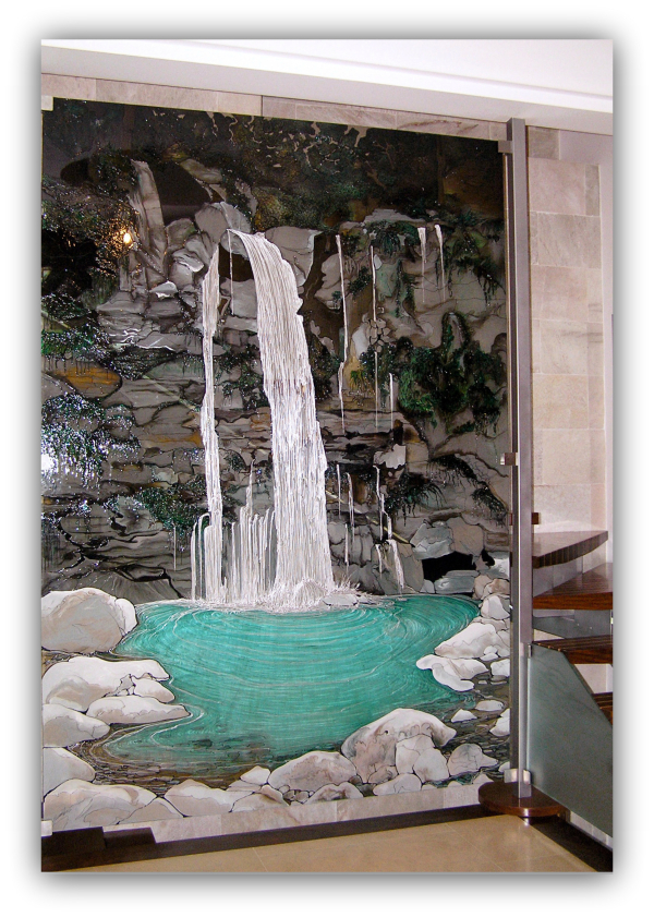 Vitral - Cascata Efeito 3D 